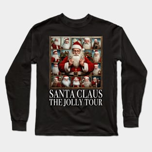 Santa Claus The Jolly Tour Group Family Matching Gifts Long Sleeve T-Shirt